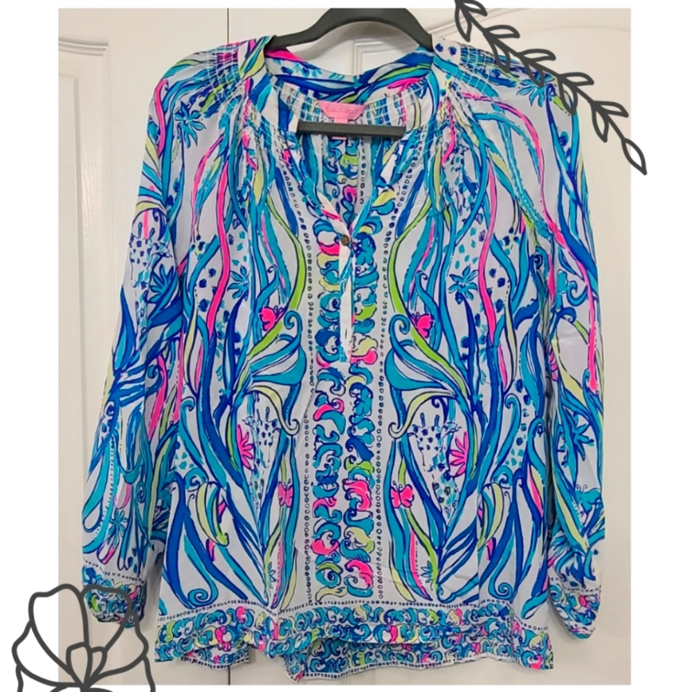 Lilly silk top